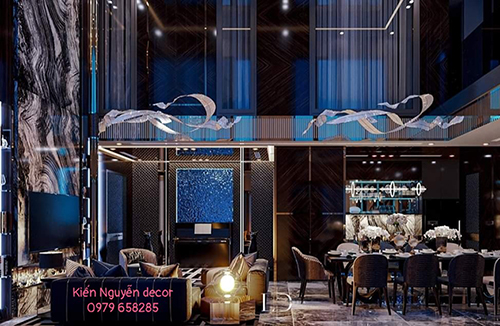 Nội thất nhà phố Luxury A Hoàng Q.2